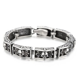 Gegoten Vintage Sieraden Trendy Chique Windkant Schedel Heren Armbanden