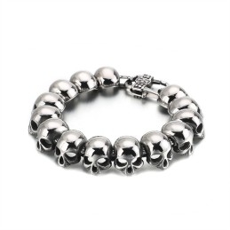 Coole Schedel Titanium Armband Voor Heren
