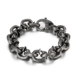 Vintage Heren Titanium Armband