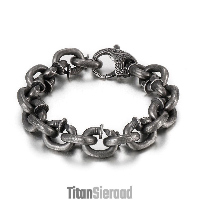 Vintage Heren Titanium Armband Vintage Heren Titanium Armband