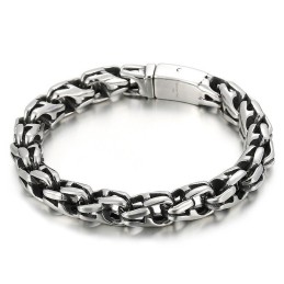 Vintage Coole Royale Patroon Populaire Titanium Armband
