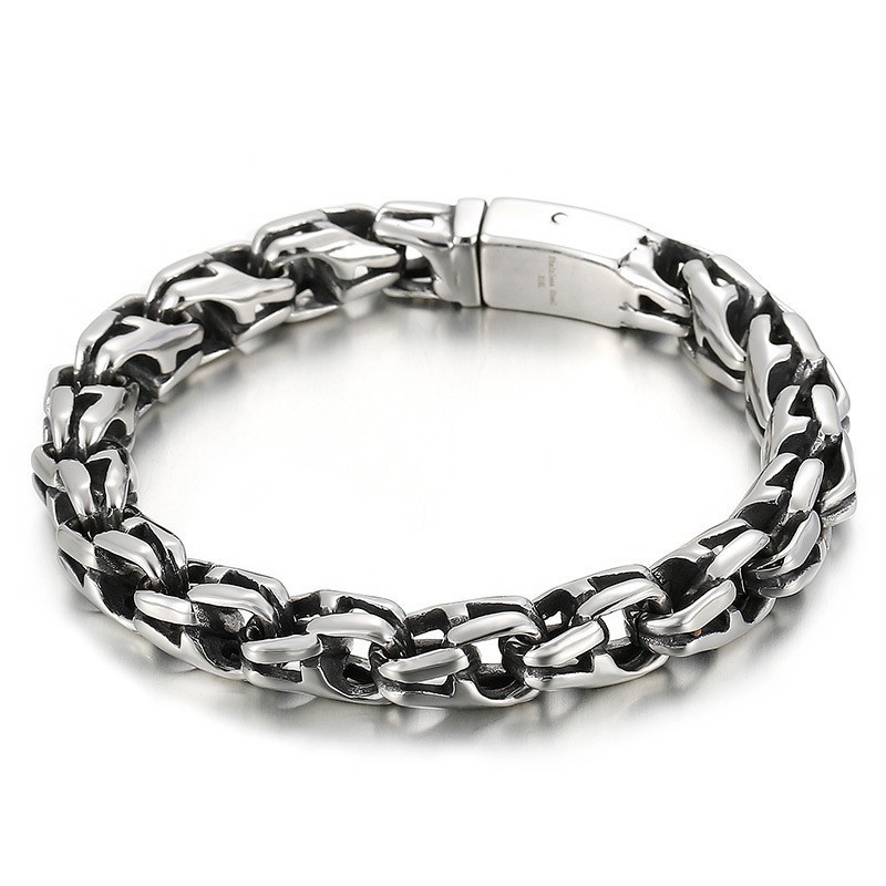 Vintage Coole Royale Patroon Populaire Titanium Armband Vintage Coole Royale Patroon Populaire Titanium Armband