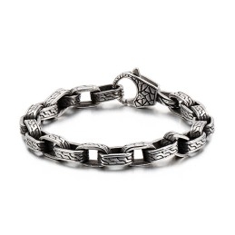 Titanium Schedel Armband Chique Biker Spook Armband Titanium Sieraden