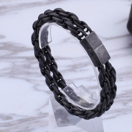 Heren Titanium Type Heren Zwarte Dag Titanium Armband