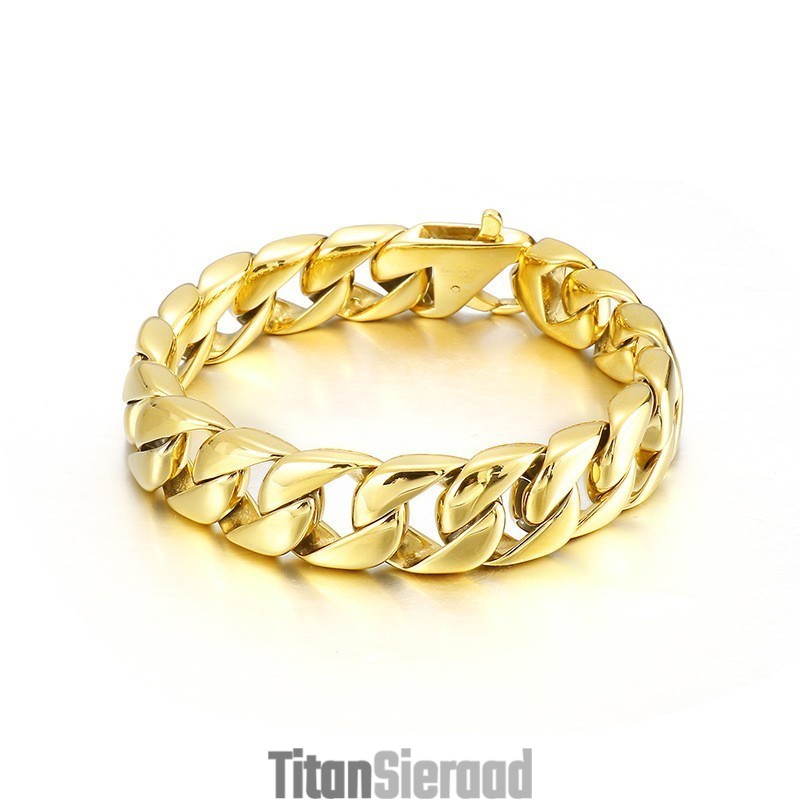 Titanium Zwarte Heren Armband Herenketting Titanium Zwarte Heren Armband Herenketting