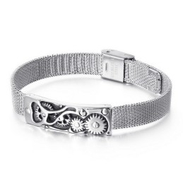 Mode Mechanische Titanium Armband Horlogeketting Herenarmband