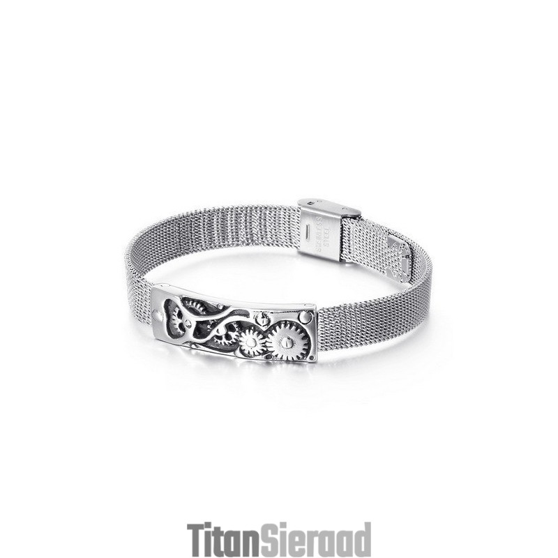 Mode Mechanische Titanium Armband Horlogeketting Herenarmband Mode Mechanische Titanium Armband Horlogeketting Herenarmband