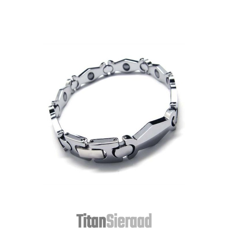 Heren Tungsten Carbide 8Mm Brede Armband