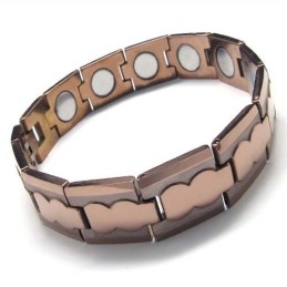 Wolfraamcarbide 13 Mm Brede Bruine Dikke Herenarmband