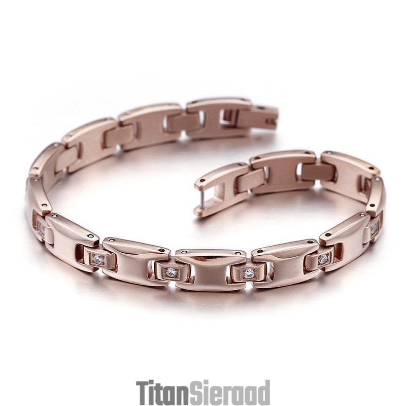 Koppelsarmbanden, Modieuze Titanium Armband Voor Heren