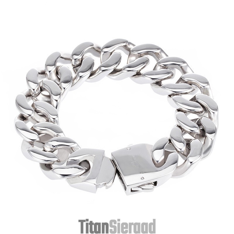 Heren Titanium Armband Gepolijst