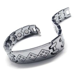 Wolfraamcarbide 12 Mm Brede Herenarmband Met Diamanten