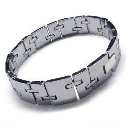 Nieuwe Stijl Wolfraamcarbide 12 Mm Brede Dikke Herenarmband