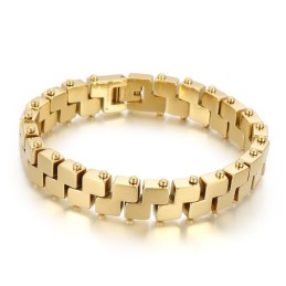 Vacuümplating 18Kz Titanium Herenarmband