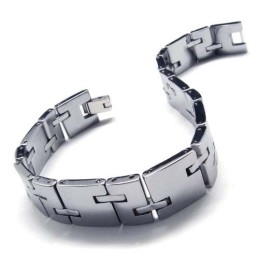 Nieuwe Stijl Wolfraamcarbide 12 Mm Brede Dikke Herenarmband
