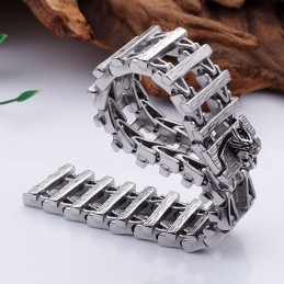 Retro Chic Keel Titanium Herenarmband