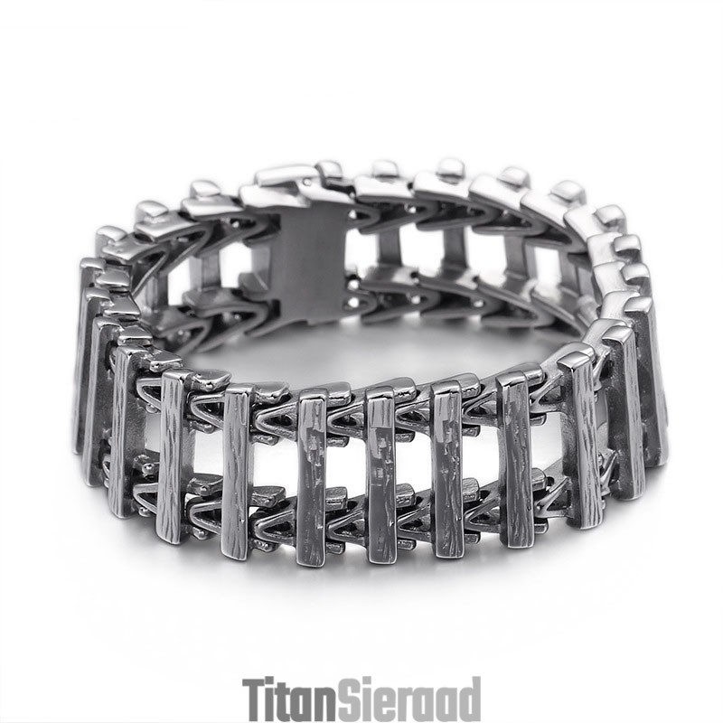 Retro Chic Keel Titanium Herenarmband Retro Chic Keel Titanium Herenarmband