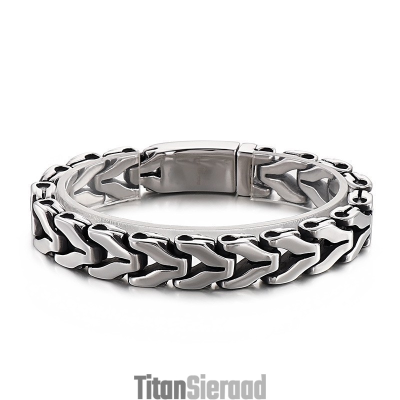 Vintage Dragon Bone Chic Titanium Armband Voor Heren Vintage Dragon Bone Chic Titanium Armband Voor Heren