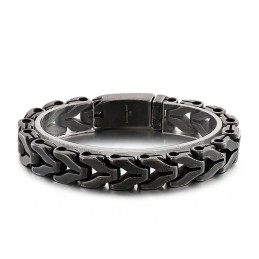 Vintage Dragon Bone Chic Titanium Armband Voor Heren