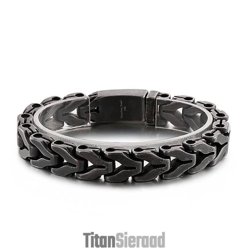 Vintage Dragon Bone Chic Titanium Armband Voor Heren Vintage Dragon Bone Chic Titanium Armband Voor Heren