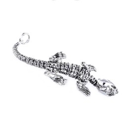 Retro Overdreven Coole Dinosaurus Chique Stijl Titanium Armband Voor Mannen