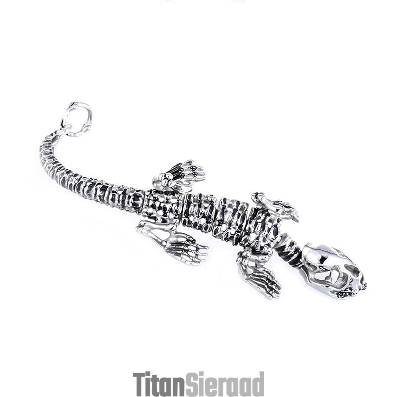 Retro Overdreven Coole Dinosaurus Chique Stijl Titanium Armband Voor Mannen Retro Overdreven Coole Dinosaurus Chique Stijl Titanium Armband Voor Mannen