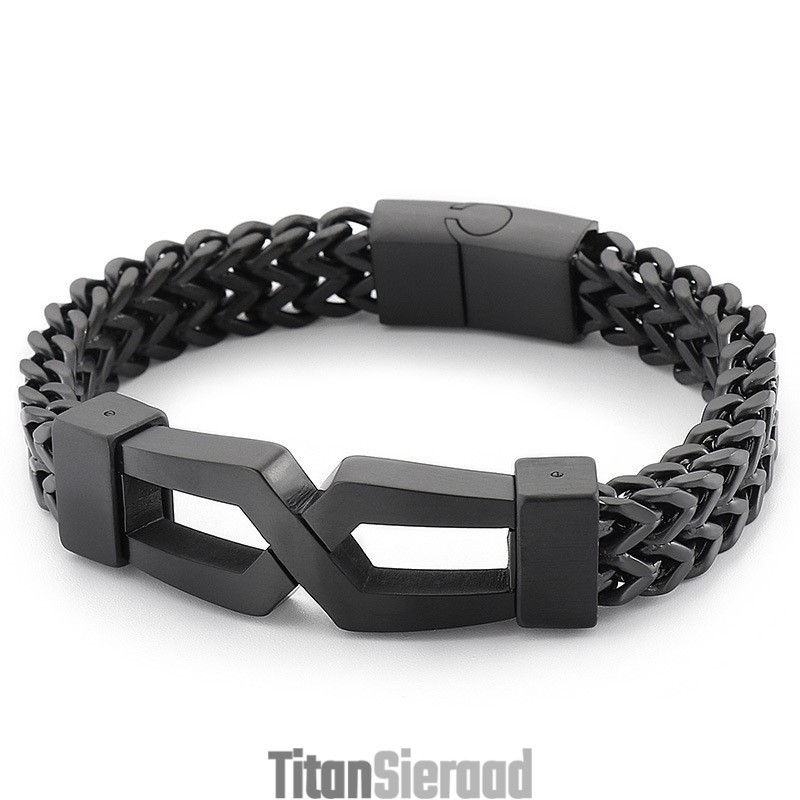 Hipster Hip-Hop Bril Titanium Heren Armband Hipster Hip-Hop Bril Titanium Heren Armband