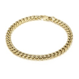 Fashion Atmosphere Titanium Heren Cuba Armband Ketting