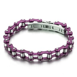 Modieuze, Coole, Veelkleurige Titanium Fietsarmband Voor Heren
