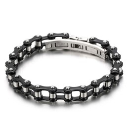 Modieuze, Coole, Veelkleurige Titanium Fietsarmband Voor Heren