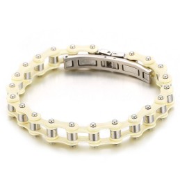 Modieuze, Coole, Veelkleurige Titanium Fietsarmband Voor Heren