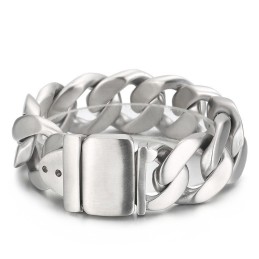 Mode Heren Zwarte Titanium Armband