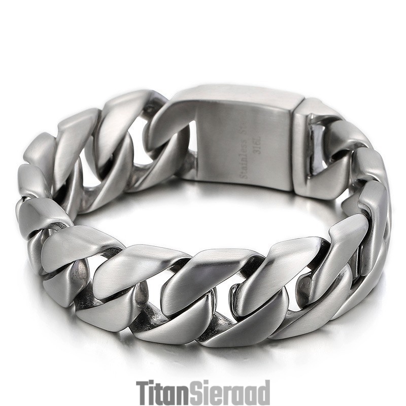 Mode Titanium Armband Voor Heren