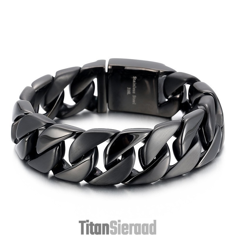 Mode Titanium Armband Voor Heren