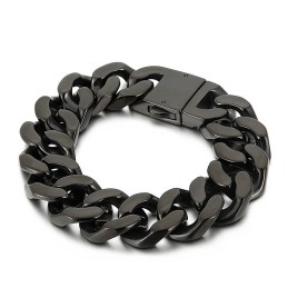 Zwarte Titanium Armband, Modieuze Titanium Sieraden