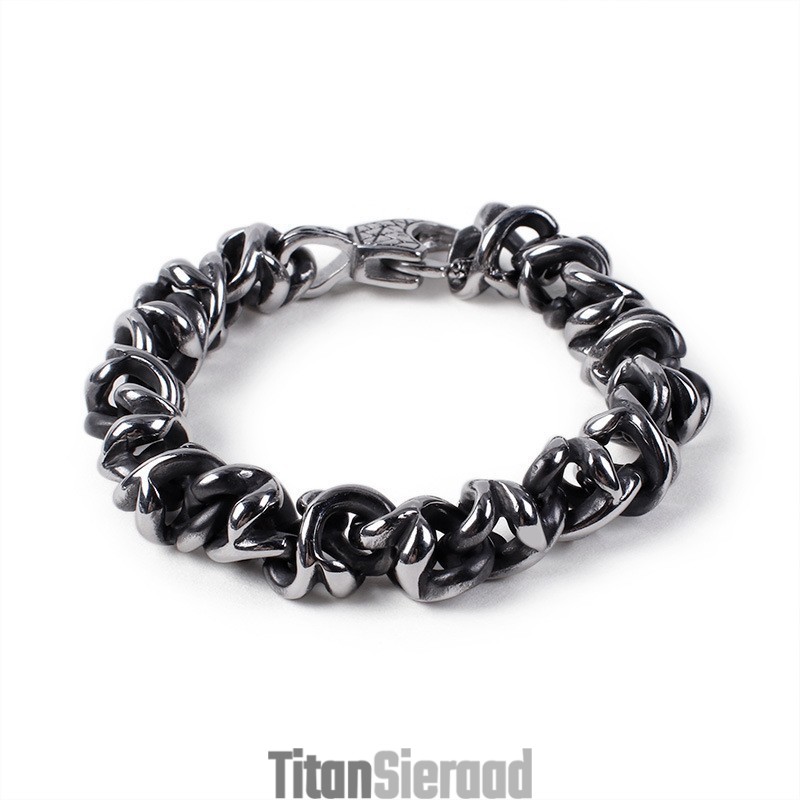 Alternatieve Chique Herenarmbanden, Coole Titanium Schedelarmbanden