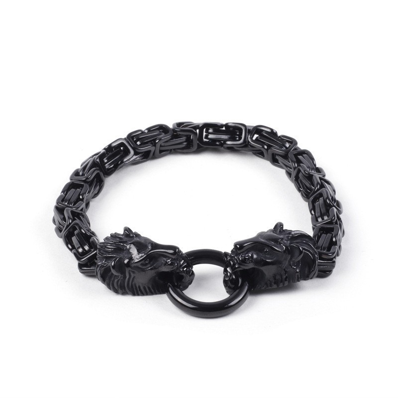 Cross Border Heren Emperor Chain Kleine Leeuw Armband