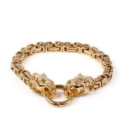 Cross Border Heren Imperial Chain Leeuw Armband