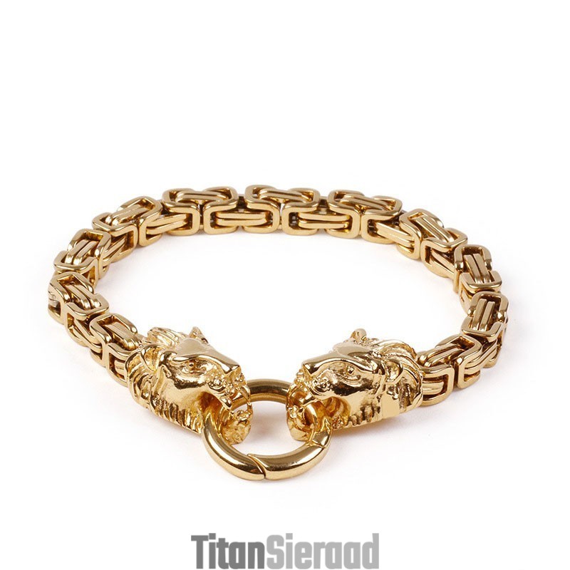 Cross Border Heren Imperial Chain Leeuw Armband Cross Border Heren Imperial Chain Leeuw Armband