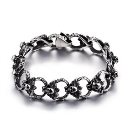 Titanium Platte Schedel Armband