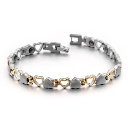 Liefde Zwarte Galmagneet Titanium Armbanden Voor Heren En Dames Als Cadeau