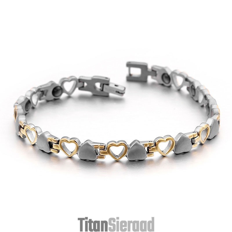 Liefde Zwarte Galmagneet Titanium Armbanden Voor Heren En Dames Als Cadeau Liefde Zwarte Galmagneet Titanium Armbanden Voor Heren En Dames Als Cadeau