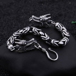 Coole Chique Titanium Armband Met Taphaak Voor Heren