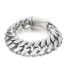 Chic Wind Diamantvormige Titanium Armband