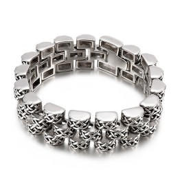 Grof Cool Heren Titanium Armband
