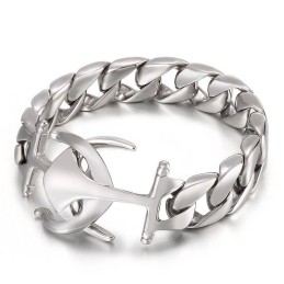 Titanium Chic Wind Boat Anchor Herenarmband Accessoires