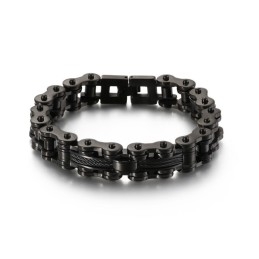 Titanium Heren Tide Armband Rock Biker Kettingarmband