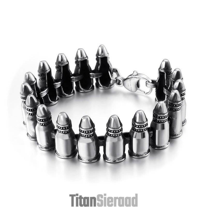 Chique Gothic Rock Accessoires Bullet Armbanden Voor Heren Chique Gothic Rock Accessoires Bullet Armbanden Voor Heren
