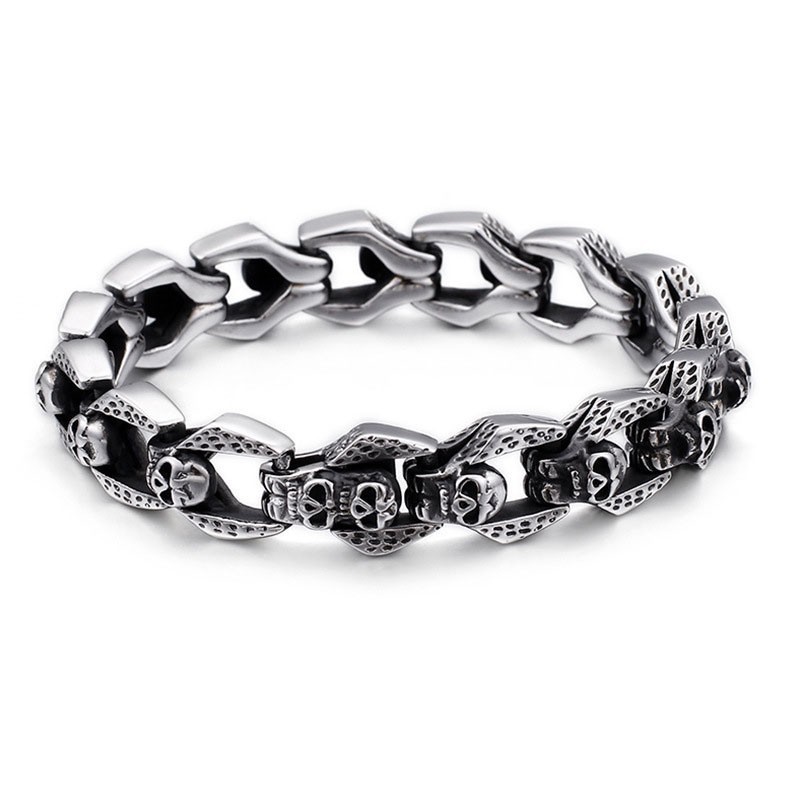 Chique Wind Skull Armbanden Tide Heren Titanium Armbanden Chique Wind Skull Armbanden Tide Heren Titanium Armbanden