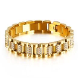 Titanium Armbanden Voor Heren, Met Diamanten Bezet Titanium Armbanden Voor Heren